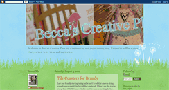 Desktop Screenshot of beccascreativeplace.blogspot.com