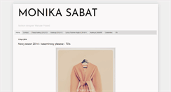 Desktop Screenshot of monikasabat.blogspot.com