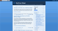 Desktop Screenshot of maxprepswidget.blogspot.com