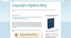 Desktop Screenshot of copyrightlitigation.blogspot.com