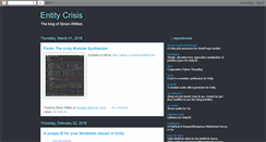 Desktop Screenshot of entitycrisis.blogspot.com