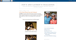 Desktop Screenshot of jenandlaurenschallenge.blogspot.com