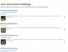 Tablet Screenshot of jenandlaurenschallenge.blogspot.com