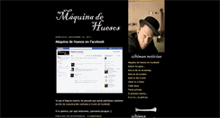 Desktop Screenshot of maquinadehuesos.blogspot.com