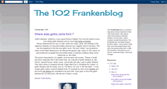 Desktop Screenshot of 102frankenstein.blogspot.com