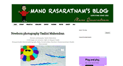 Desktop Screenshot of manorasaratnam.blogspot.com