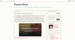 Desktop Screenshot of fashionsenseblog.blogspot.com