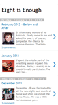 Mobile Screenshot of eightisenoughfamily.blogspot.com