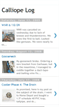 Mobile Screenshot of calliopelog.blogspot.com