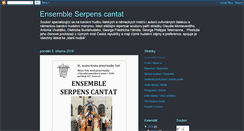 Desktop Screenshot of ensembleserpenscantat.blogspot.com