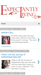 Mobile Screenshot of expectantlyliving.blogspot.com