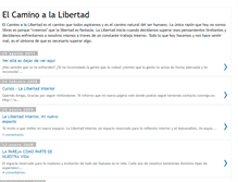 Tablet Screenshot of camino-alalibertad.blogspot.com