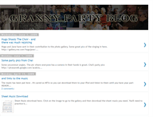 Tablet Screenshot of grannypartyblog.blogspot.com