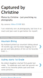 Mobile Screenshot of captured-by-christine.blogspot.com