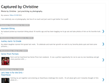 Tablet Screenshot of captured-by-christine.blogspot.com