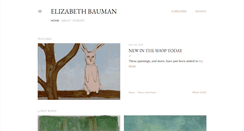 Desktop Screenshot of elizabethbaumanart.blogspot.com