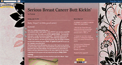 Desktop Screenshot of breastcancerbuttkickin.blogspot.com