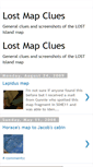 Mobile Screenshot of lostmapclues.blogspot.com