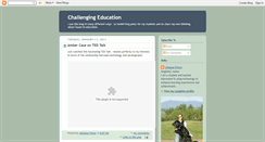 Desktop Screenshot of challengingeducation.blogspot.com