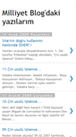 Mobile Screenshot of milliyetblog-picen35.blogspot.com
