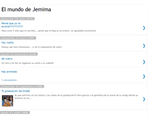 Tablet Screenshot of elmundodejemima.blogspot.com