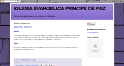 Desktop Screenshot of iglesiaevangelicadelprincipedepaz1.blogspot.com