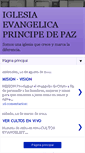 Mobile Screenshot of iglesiaevangelicadelprincipedepaz1.blogspot.com