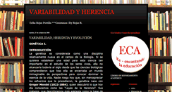 Desktop Screenshot of eca-eme-bio-2m-variabilidad-herencia.blogspot.com