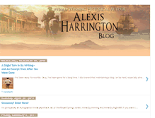 Tablet Screenshot of alexisharrington.blogspot.com