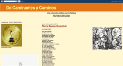 Desktop Screenshot of decaminantesycaminos.blogspot.com