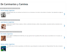 Tablet Screenshot of decaminantesycaminos.blogspot.com