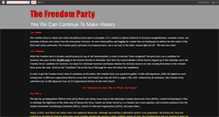 Desktop Screenshot of freedompartywny.blogspot.com