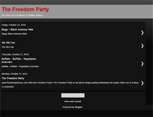 Tablet Screenshot of freedompartywny.blogspot.com