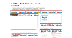 Desktop Screenshot of indialivscore.blogspot.com