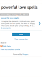 Mobile Screenshot of free-spells-for-love.blogspot.com