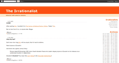 Desktop Screenshot of irrationalist.blogspot.com