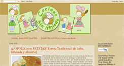 Desktop Screenshot of cocinasinmiedo.blogspot.com