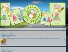 Tablet Screenshot of cocinasinmiedo.blogspot.com