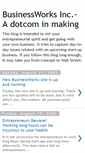 Mobile Screenshot of businessworks.blogspot.com