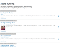 Tablet Screenshot of momsrunning.blogspot.com