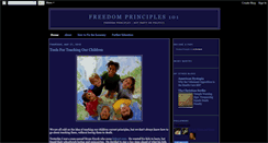 Desktop Screenshot of freedomprinciples101.blogspot.com