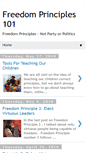 Mobile Screenshot of freedomprinciples101.blogspot.com