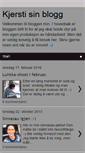 Mobile Screenshot of kjersti-kjerstisin.blogspot.com