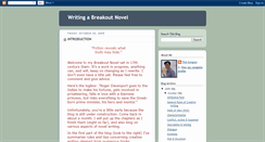 Desktop Screenshot of breakoutnovel.blogspot.com