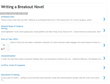 Tablet Screenshot of breakoutnovel.blogspot.com