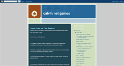 Desktop Screenshot of calvinnetgames.blogspot.com