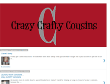 Tablet Screenshot of crazycraftycousins.blogspot.com