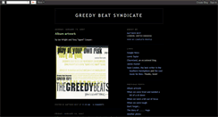 Desktop Screenshot of greedybeats.blogspot.com