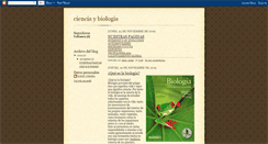 Desktop Screenshot of cienciaandbiologia.blogspot.com