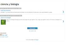 Tablet Screenshot of cienciaandbiologia.blogspot.com